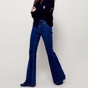 NWOT - Free People Ashton Mid-Rise Flares